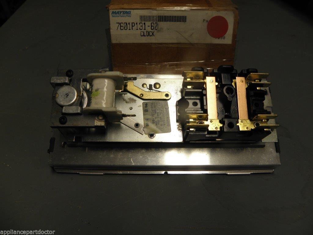 Magic Chef Maytag Stove 7601P131-60 Oven Clock Timer NEW IN BOX Magic Chef Maytag Stove 7601P131-60 Oven Clock Timer NEW IN BOX